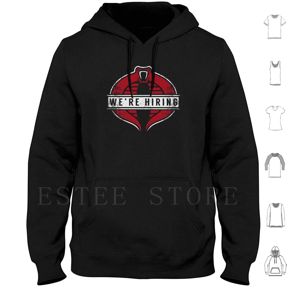 Фото Толстовки We Are Hiring Commander Gijoe с героями мультфильмов, аниме 90-х, 80-х годов, игрушки, ностальгия Badass №1