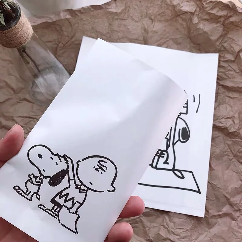 2 шт Peanuts Rogue Dog пустые Мини бумажные пакеты крафт-Печать Подарочная Свадебная Упаковка вечерние Пригласительные открытки Сумки для хранения