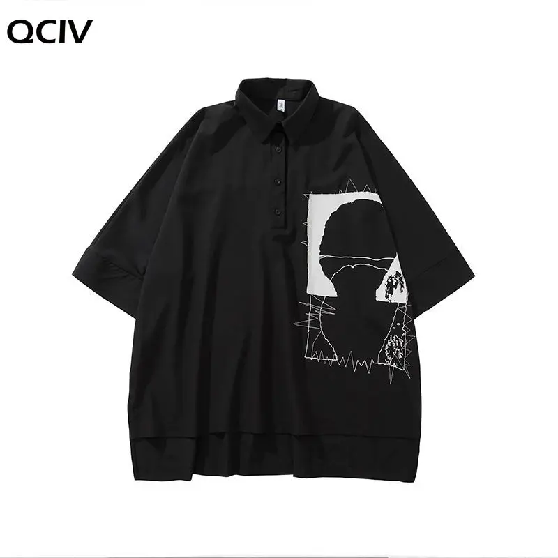 

Summer Men's Short-sleeved Hawaiian Shirt Loose Cotton Clothes Camisa Masculina Mens Fashion 3 Color Shirts Plus Size S-XL