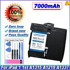 Аккумулятор A1315 3,75 в 7000 мАч для Apple iPad 1 1-го поколения, Аккумулятор для ноутбука серии A1315 A1219 A1337 616-0448 616-0478 969TA028H