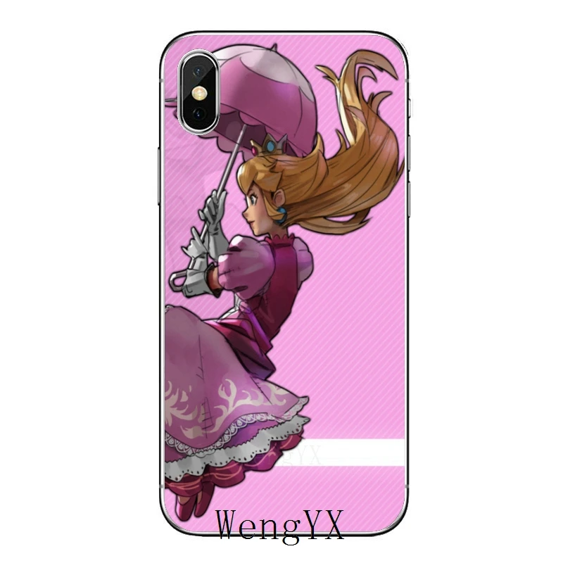 Аксессуары в стиле принцессы персик чехол для телефона iPhone 11 Pro XS Max XR X 8 7 6 6S Plus 5