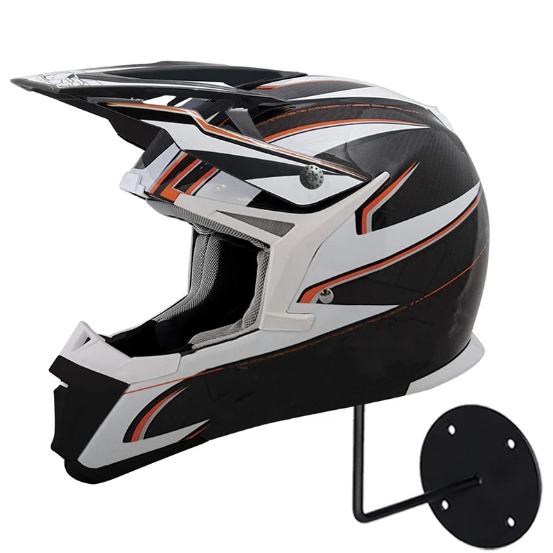 

Motorcycle Accessories, 3 Pack Helmet Hanger Helmet Holder Rack Wall Mounted Hook for Coats, Hats, Caps