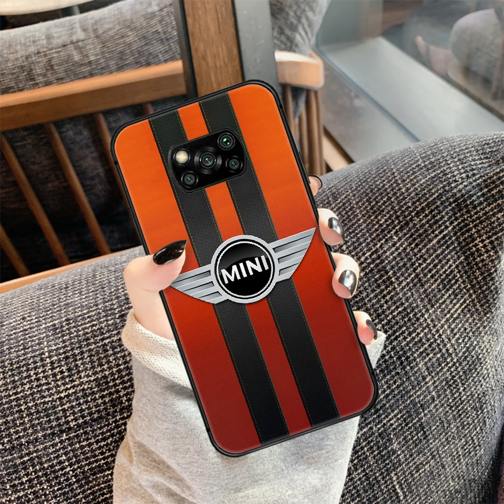 

Mini Cooper Sport Car Fashion Phone case Cover Hull For Xiaomi Mi A2 A3 8 9 9T Note 10 Se Lite Pro black Prime Fashion Cell 3D