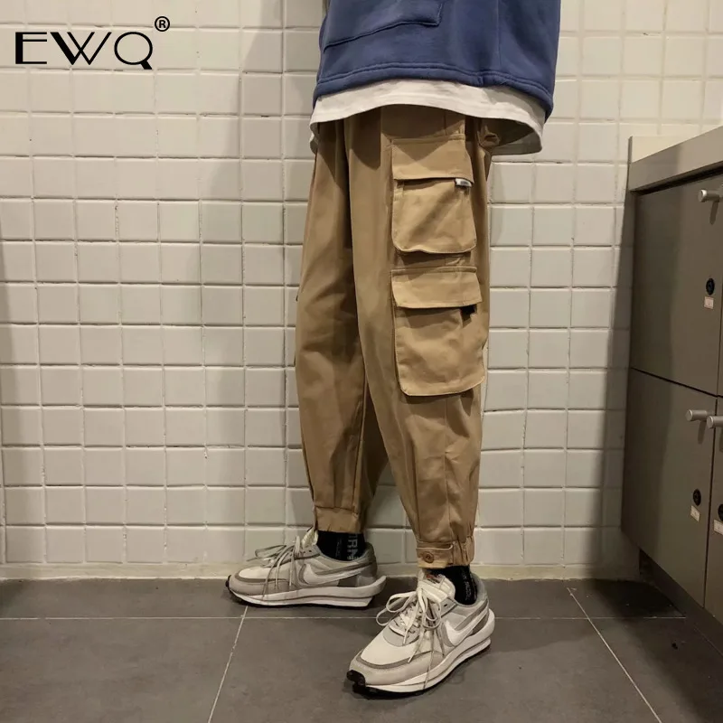 EWQ / Tide Мужская одежда свободные трендовые универсальные повседневные брюки с