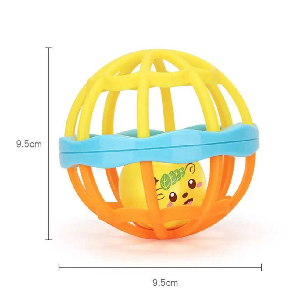Newborn Toy Baby Toys Puzzle Hand Ball Hole Rattle Soft Enhancing vocabulary and language skills | Мать и ребенок
