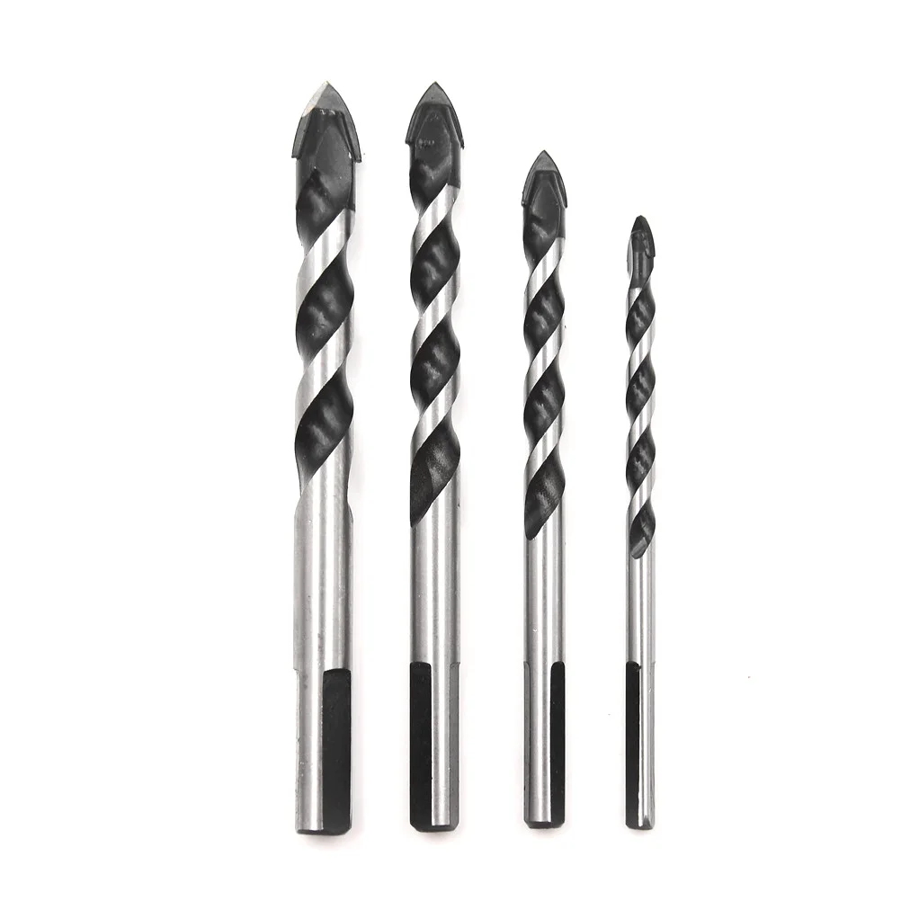 1pc 6mm/8mm/10mm/12mm Drill Bit Set Alloy angular Head Auger Twist Bits For Glass Stone Power Tool Best Promotion | Инструменты