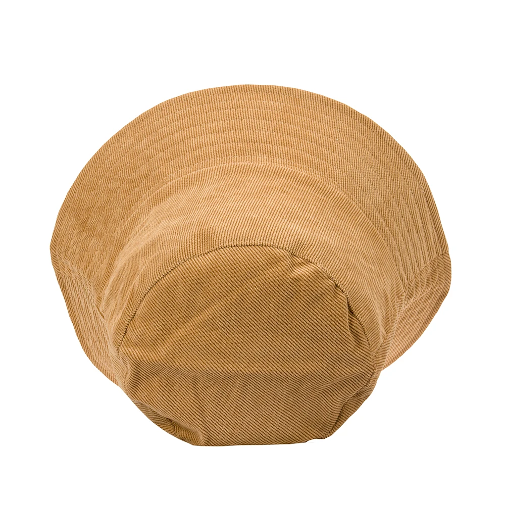 Вельветовая раковина с небольшими полями двухсторонняя Рыбацкая шляпа осенняя