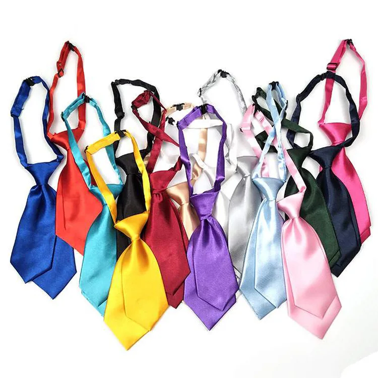 Галстук двухслойный однотонный детский 20 х7 см|Галстуки для мальчиков| |