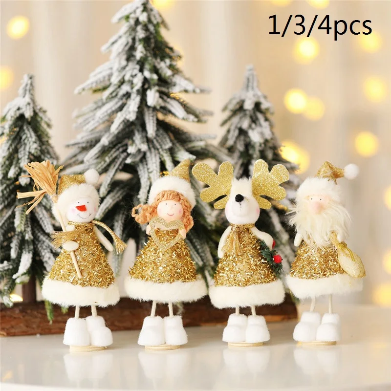 1 шт. милое Рождественское украшение Ангел подвеска плюшевая кукла нежные