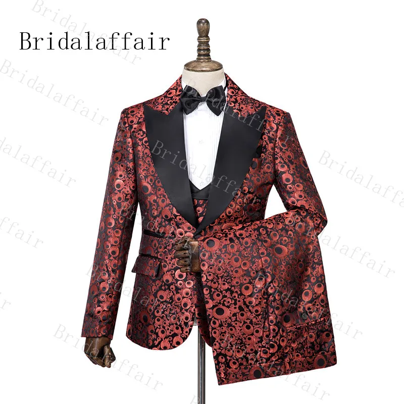 as image color-13 Bridalaffair блестящие озерно-голубой Для мужчин костюмы комплект из 3 предметов осень банкет серии жениха мужской мундир для свадьбы Для мужчин вечерние костюмы заостренный лацкан - Цвет: as image color-13