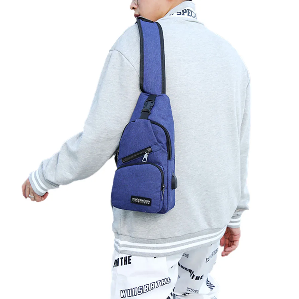 Новый продукт Мужская нагрудная Сумка слинг сумка через плечо из ткани Оксфорд