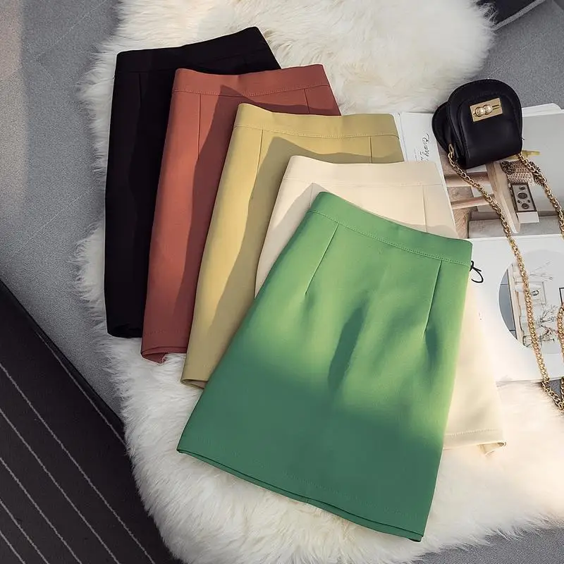 

Women's Korean-Style High-Waist Anti-Exposure Skirt