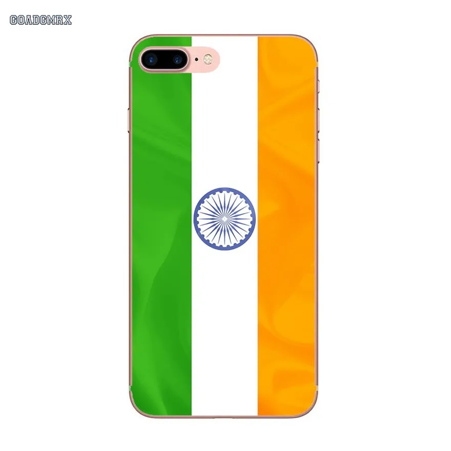 Soft Transparent Shell Covers For iPhone 11 6 6S 7 8 Plus X XS Pro MAX XR 4 4S 5 5S SE 5C India Flag | Мобильные телефоны и
