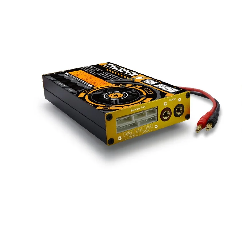 HOTA Thunder 250 Вт 10A DC балансирующее зарядное устройство Dis с 4-в-1 разъемом для LiPo NiCd PB