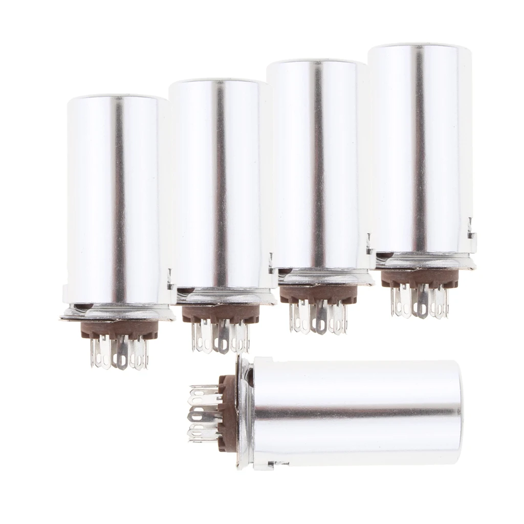 5 шт. вакуумная розетка БАКЕЛИТА с 9 контактами и 40 мм Крышка для 12AX7 ECC83