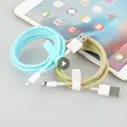 1,4 м кабель Winder Wire чехол Защита линии передачи данных Шпагат Веревка Линия синхронизации зарядный кабель для передачи данных для IPhone Дата-кабель для Android USB кабель