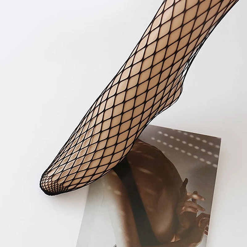 

Women Long Fishnet Socks Hollow Out Sexy Pantyhose High Waist Fishnet Stockings Fish Net Pantyhose Mesh Stocking Sexy Lingerie