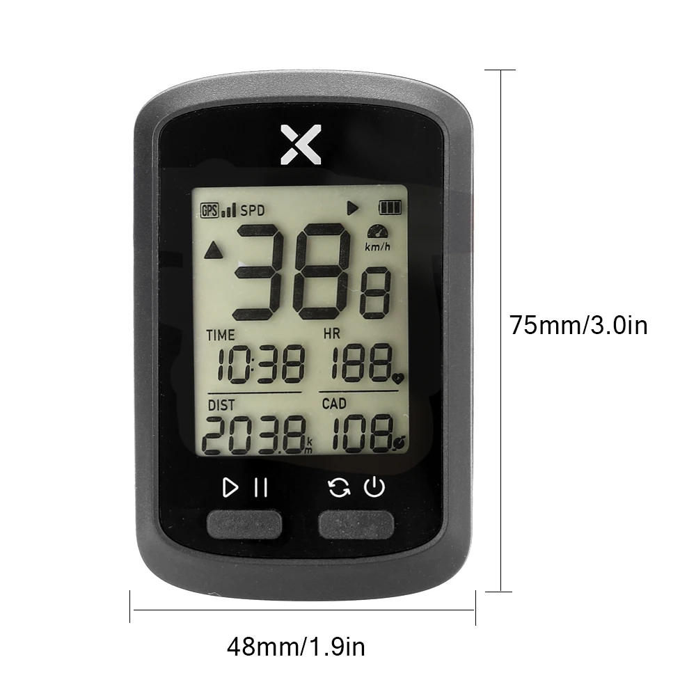 

XOSS Bike Computer G+ Wireless GPS Speedometer Waterproof Road Bike MTB Bicycles Backlight Bt ANT+with Cadence Cycling Computers