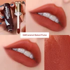 Матовая губная помада, 4 цвета, стойкий водостойкий бархатный блеск для губ, набор косметики, подарочный набор для девочек, Женская губная помада, глазурь для губ