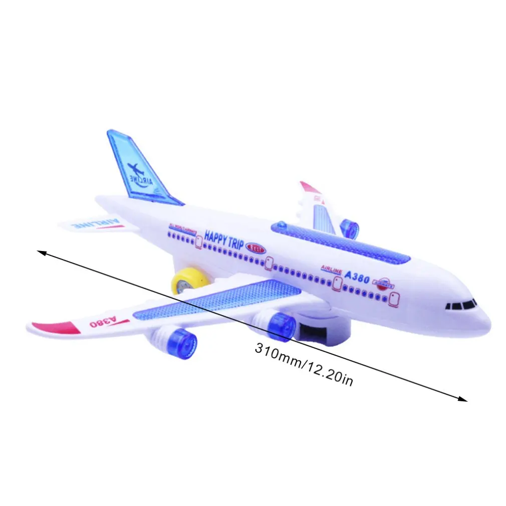 Аэробус A380 пассажирский самолет модель Электрическая универсальная музыка