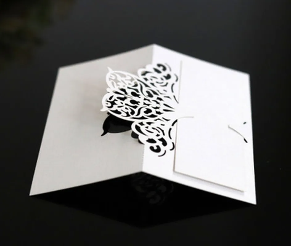 

100pcs hotel wedding party laser seat card love card holiday name seat card