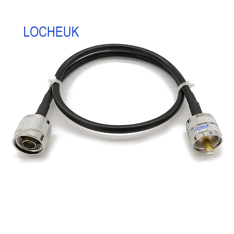 N Male Plug to UHF PL-259 Connector RF Coaxial Cable Low-loss RG58 Antenna Extension Wireless | Обустройство дома