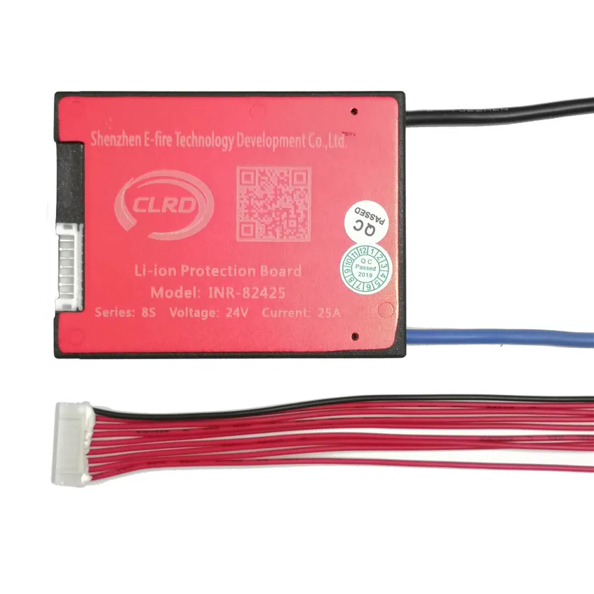 8S 24V 15A 20A 30A 40A 50A 60A BMS для Lifepo4 батареи с функцией балансировки|Аксессуары батарей| |