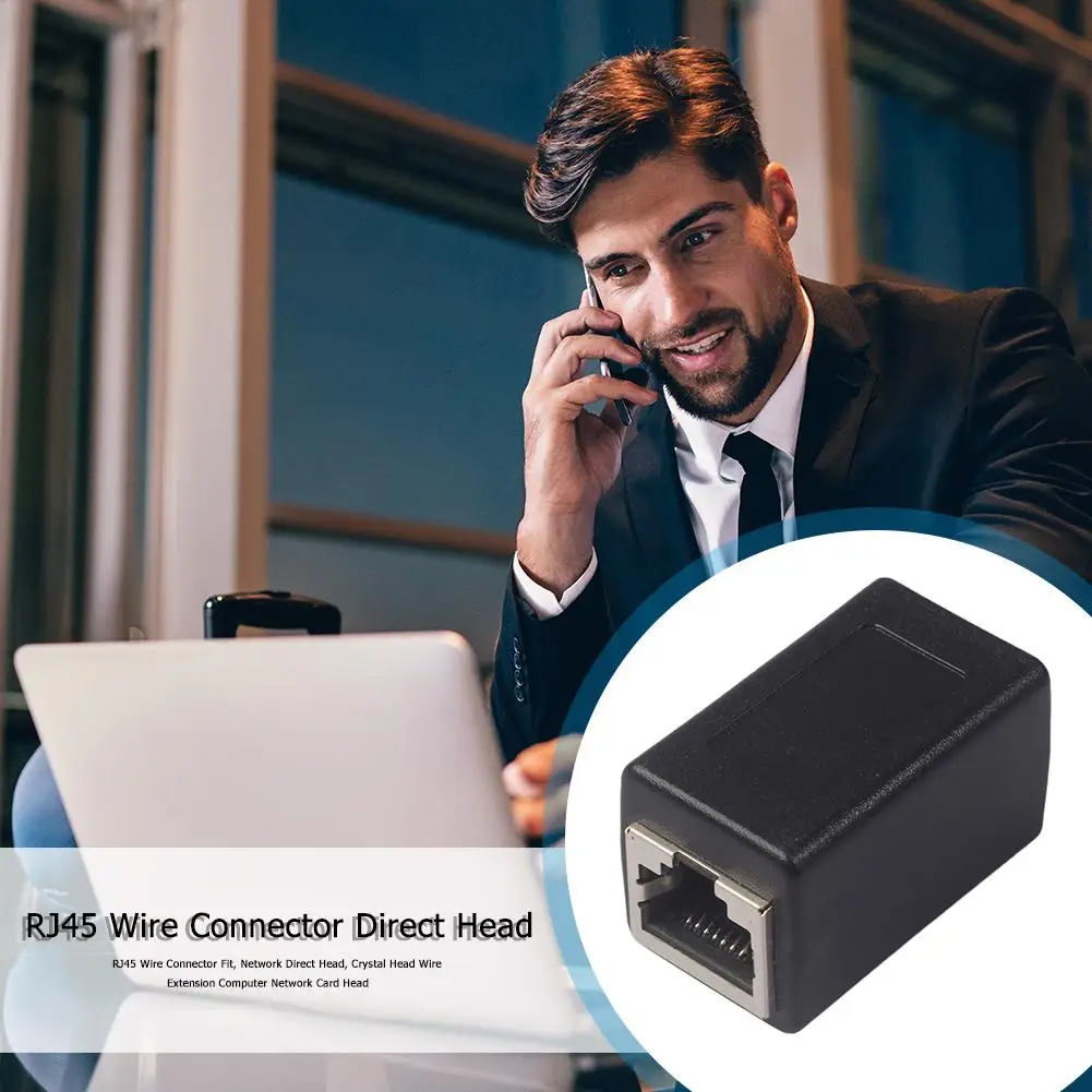 Удлинитель кабеля Ethernet RJ45 Мама-мама переходник для сетевой локальной сети