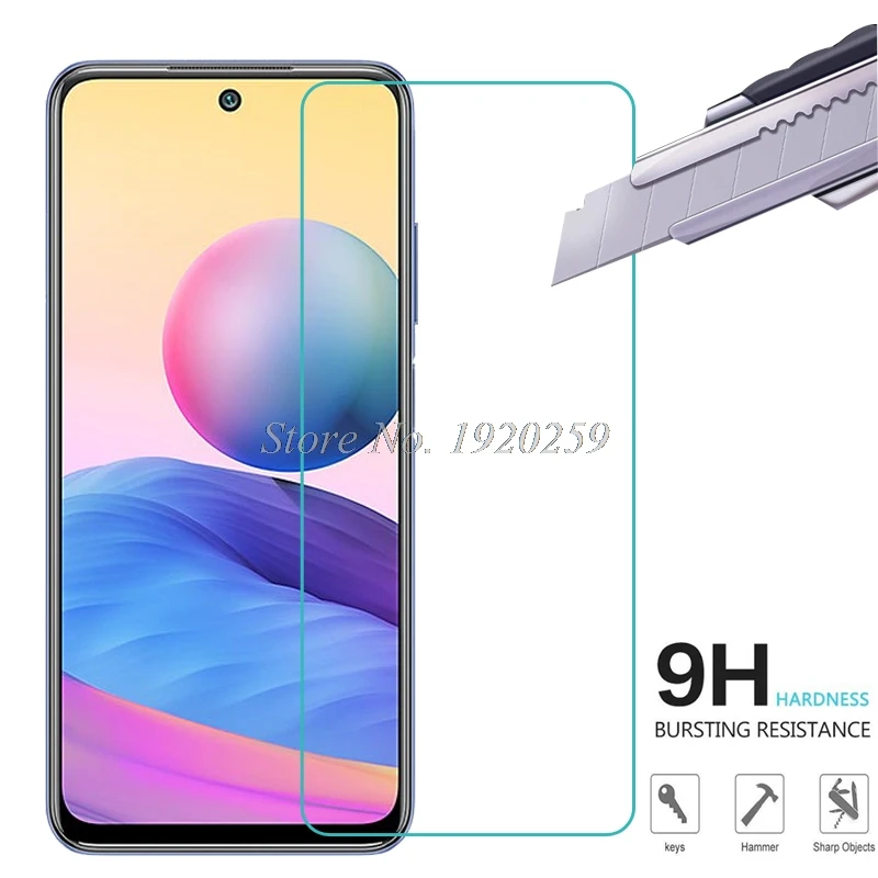 Glass For Xiaomi Redmi 9T K40 Pro Pro+ Note 10 10S 9T 5G Tempered Glass Screen Protector Telefone Front Film Glass 9H Guard