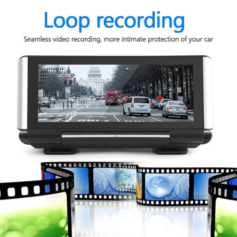 Phisung W09 + Автомобильная dvr камера с парковочным реверсивным радаром двойным