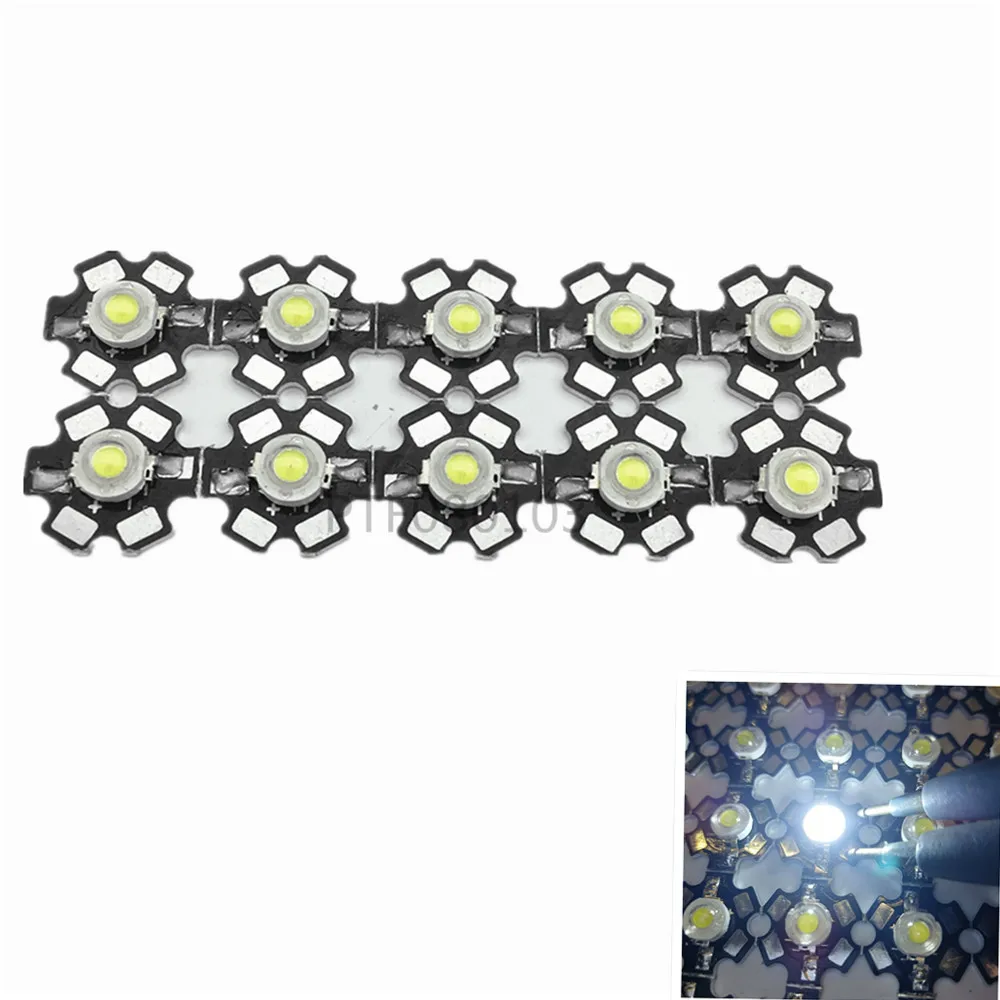 10 шт. 3 Вт led 380-840nm/красный/зеленый/холодный белый/натуральный белый королевский