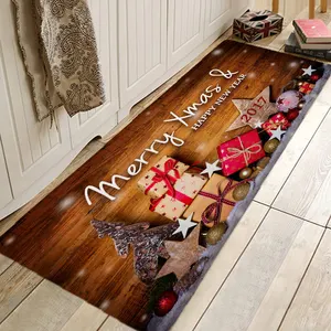 Christmas Tree Rug Christmas Gift Hallway Carpets and Rugs for Bedroom Living Room Carpet Kitchen Bathroom Anti-Slip Floor Mats