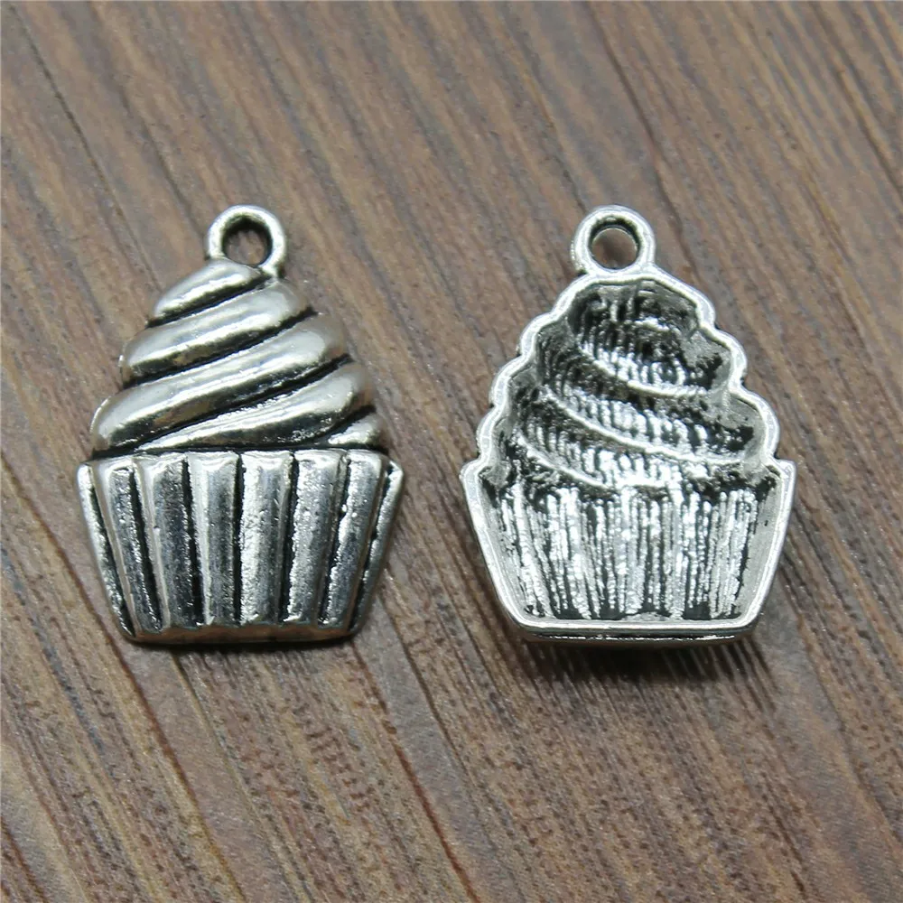 Подвески Ювелирные изделия фурнитура DIY аксессуары кекс Кулон Античный