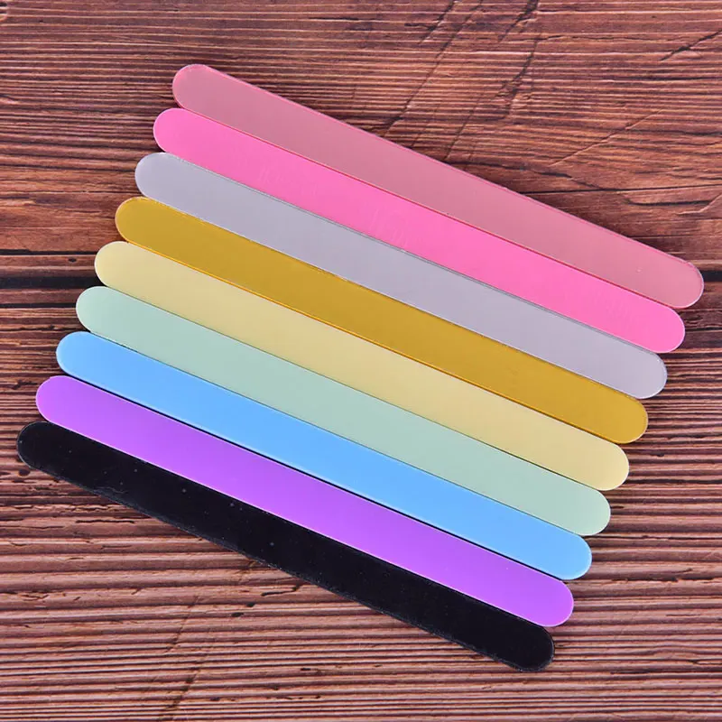 10pcs acrylic Ice Cream Sticks Popsicle Stick Kids Crafts DIY Handmade Making Baby Shower Kis Gift | Дом и сад