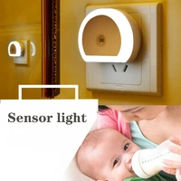 led night lights plug in wall for kids room dual usb port sensor light euus plug socket lamps room home bedroom emergency lamp