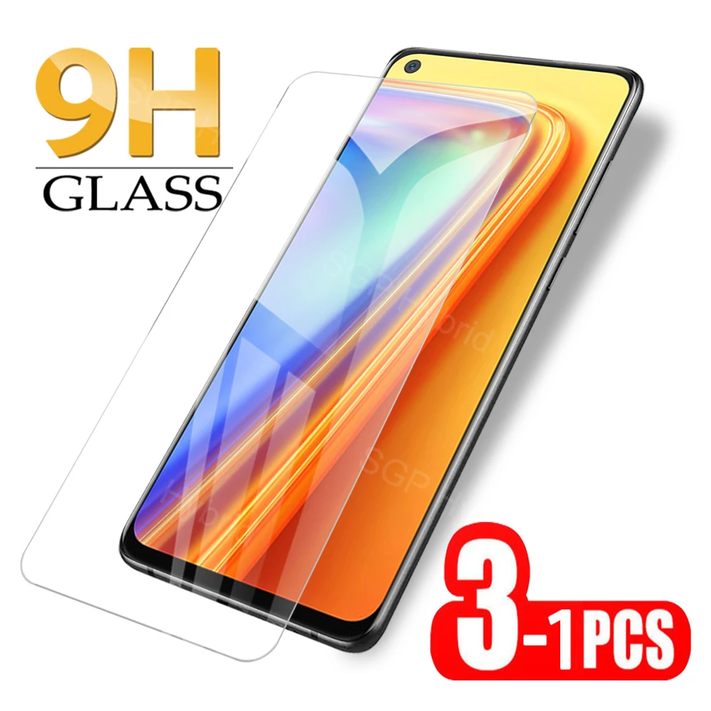 

1-3PCS Safety Glass For Oppo Realme 7 Pro 7Pro 9H Screen Protector Realme7 Pro Transparent Cover Film For Oppo Real me 7 7Pro HD