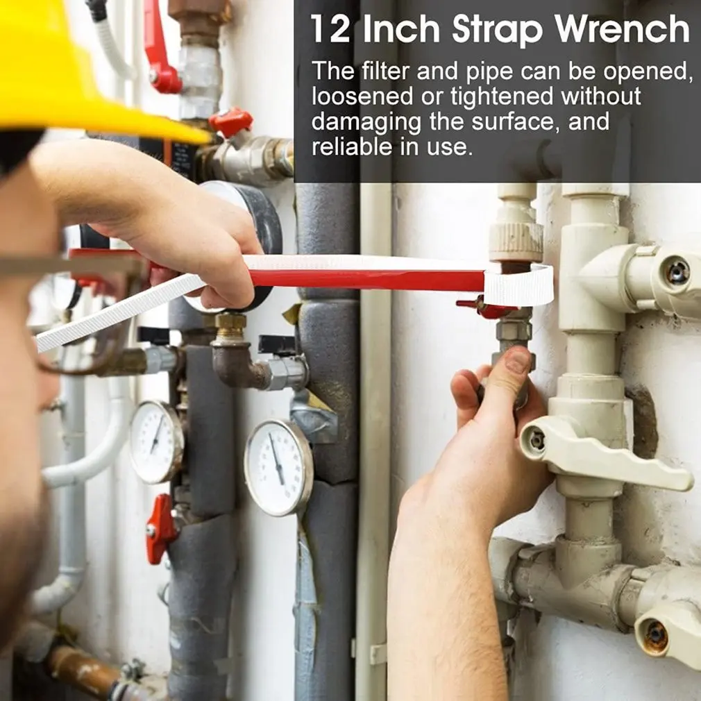 Лидер продаж 12 дюймов ручка масляного фильтра ремень противоскользящий ключ