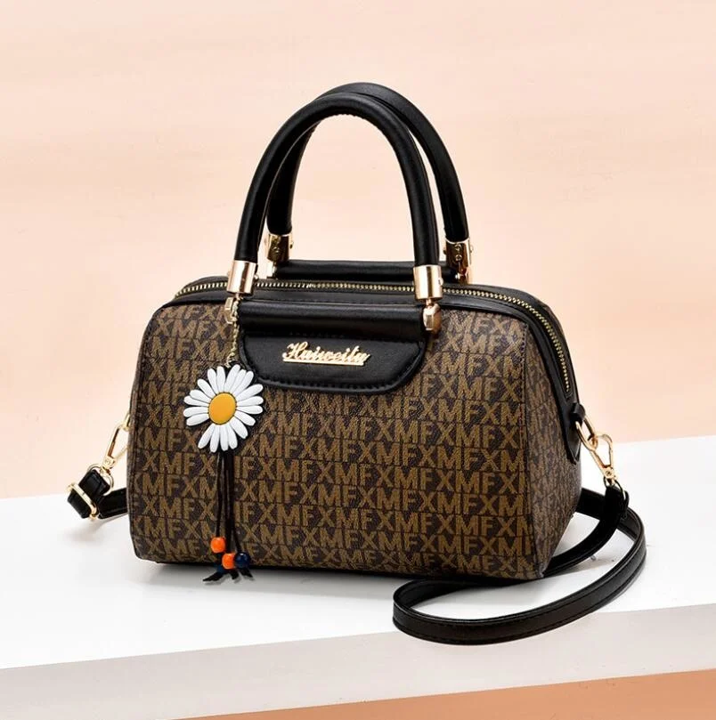 

High Quality Printed Boston Womens Bags 2021 New Winter Female Pillow Bag Shoulder Handbag All-match Messenger Bags