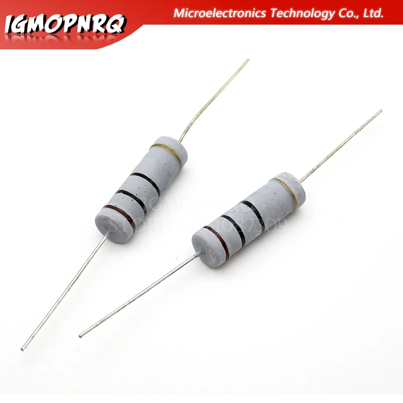 10pcs/LOT 5W Carbon Film resistor 5% 1R ~ 1M 2.2R 10R 22R 47R 100R 150R 470R 1K 4.7K 10K 47K 1 2.2 10 22 47 51 100 150 470 Ohm |