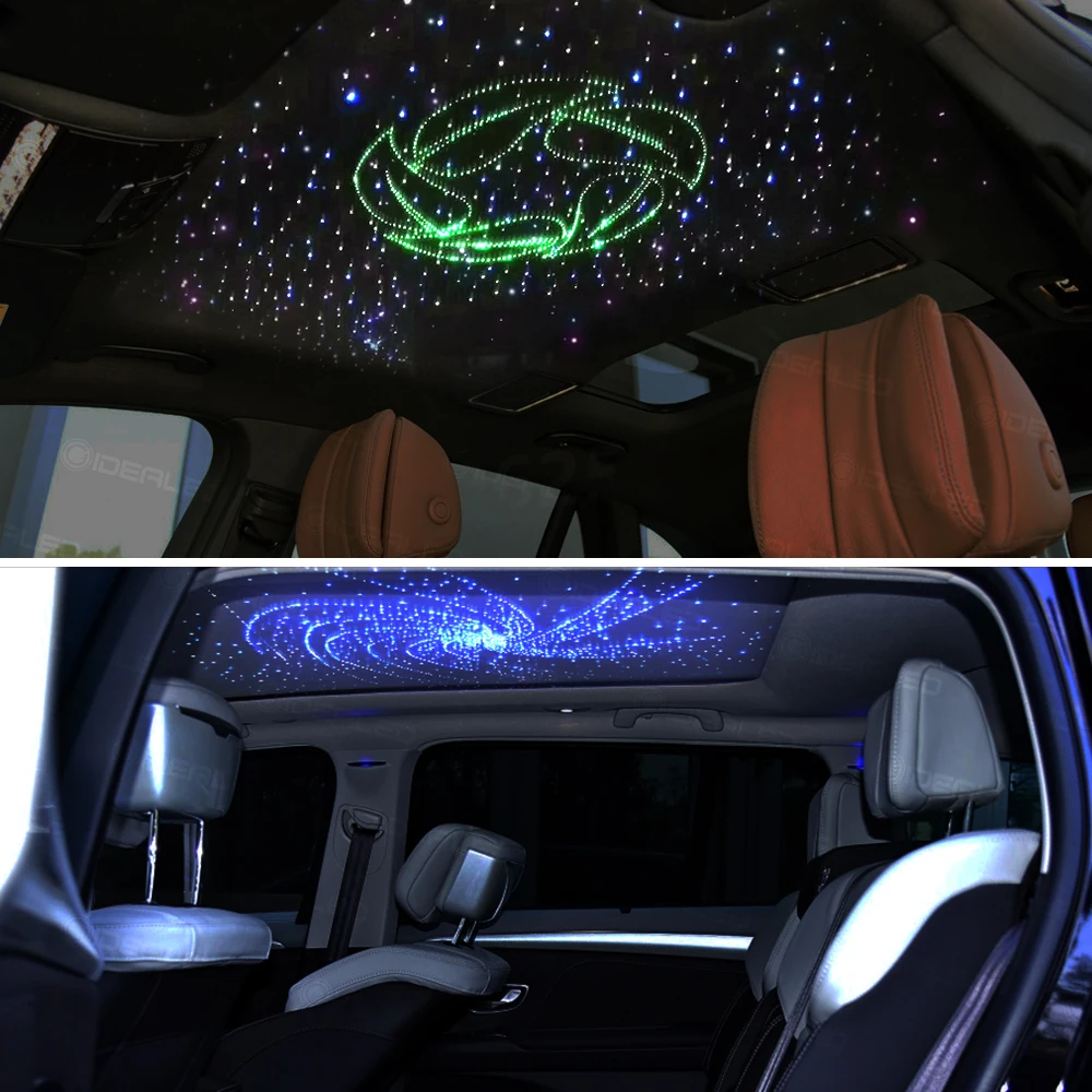 

Smart APP control Optic Fiber Lights RGBW Starry Sky Effect Ceiling Light Optical Fiber Cable available Car Decoration
