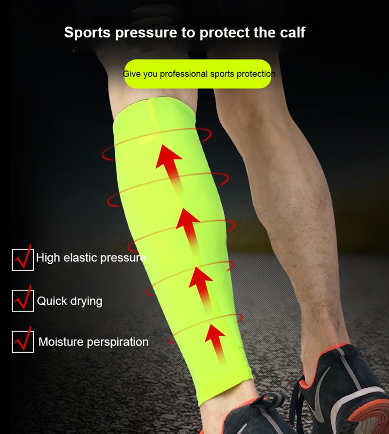 1 пара Спортивные Компрессионные гетры для езды на велосипеде мужчин и женщин