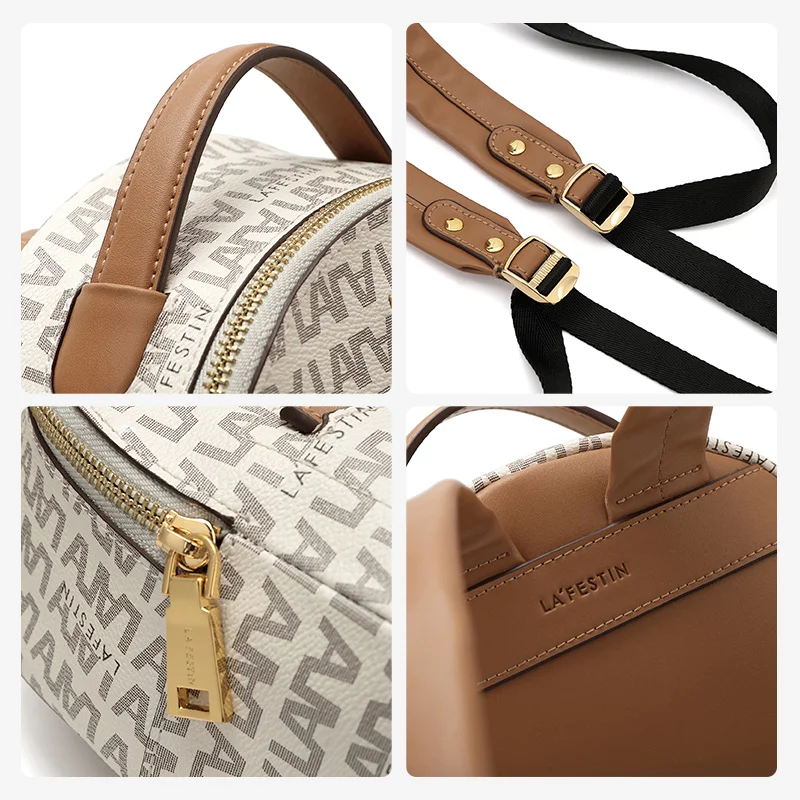 LAFESTIN Брендовая женская сумка 2019 осень новый модный рюкзак красивая двойная через