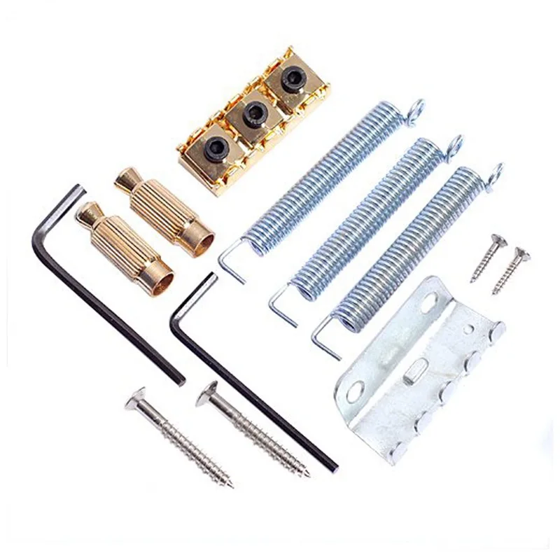 1 посылка золото гитары тремоло Запчасти Системы|Детали и аксессуары для