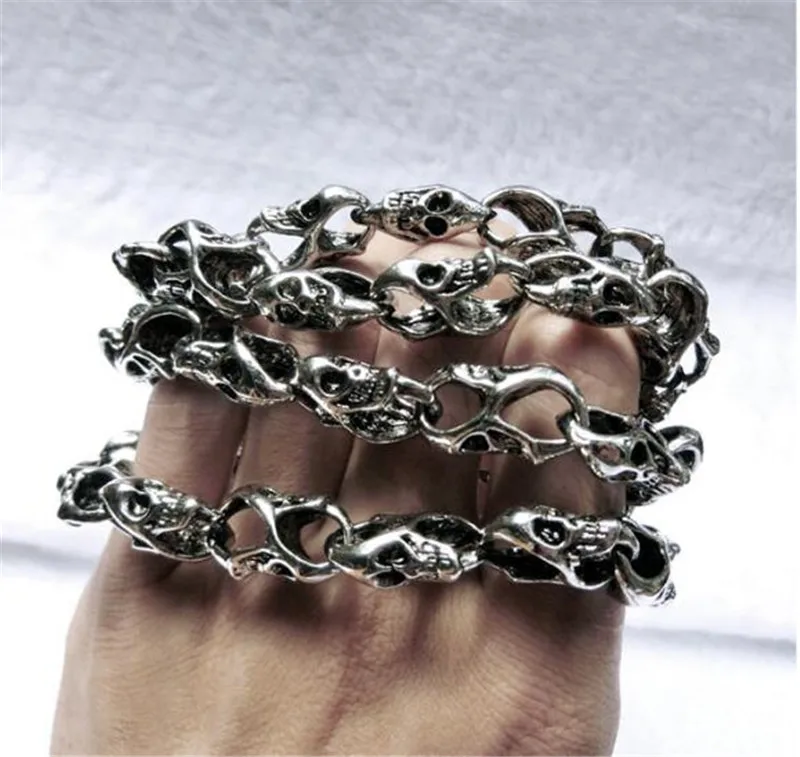 Мужской Короткий держатель для ключей в стиле рок/панк/хип-хоп бумажник с черепом