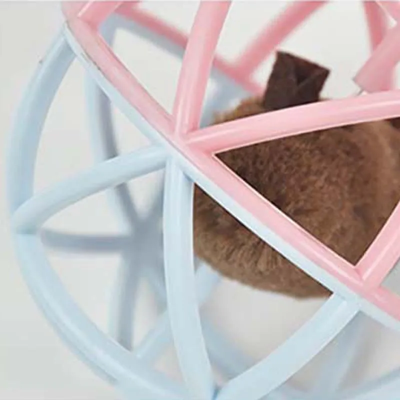 

Many Colors Cute Cat Toys Mouse Cage Toys Plastic Colorful Cat Teasing Toys Pet Supplies Puppy Funny Dog Toy Kitten Chasing Toys