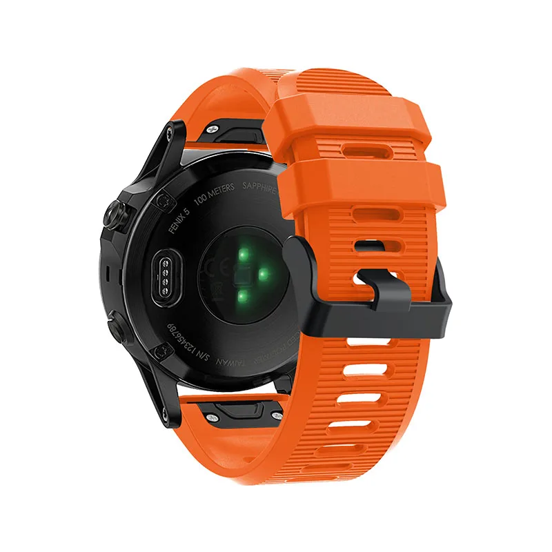 Красочные ремешок для смарт-часов Garmin Fenix 6X Pro 5X плюс 3 HR часы 26 мм быстросъемный