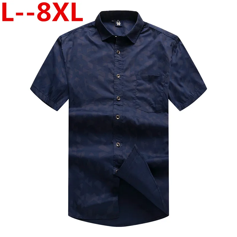 

6XL 5X Mens Hawaiian 8XL 2020 Brand New Floral Short Sleeve Shirt Men Beach Party Casual Dress Shirts Man Camisa Masculina