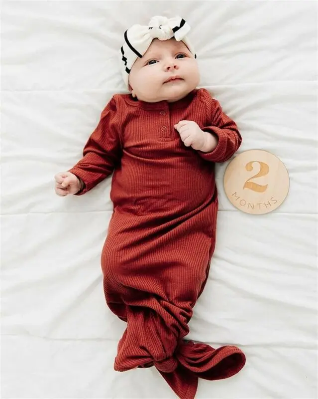 2 шт. детский спальный мешок с длинным рукавом и пуговицами 2019|Комбинезоны-пижамы|