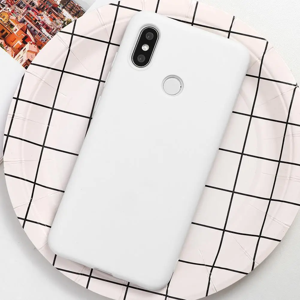 White Мультфильм Симпатичные, из мягкого ТПУ чехол s для Xiaomi Redmi Mi A3 Note 8 10 7, 6, 8, 9, K20 Pro CC9e CC9 F1 A1 A2 5X 6X S2 8A 6A 7A рlus Lite чехол - Цвет: White