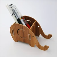 Elephant Desk Pen Holder Organizer Pencil Case Stand For Pens Office Accessories Also For Mobile Phone Pencil Holder pen holder